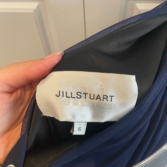 Black and navy one shoulder dress - Picture 2 of 2